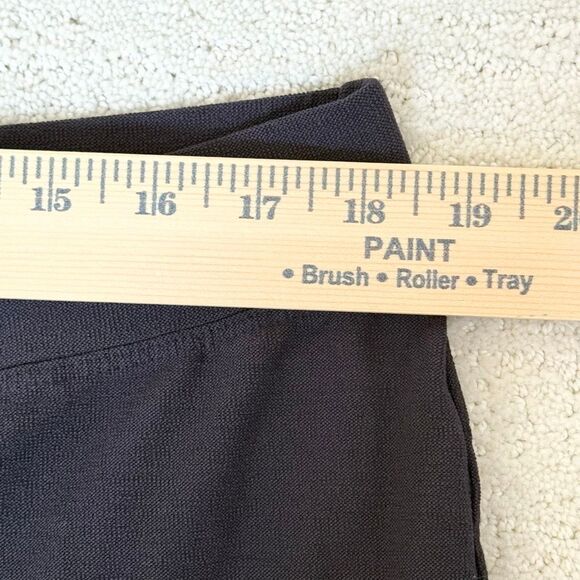 Eileen Fisher Flat Front Pull On Viscose Blend Pants in Charcoal - Women’s US X - Picture 6 of 11